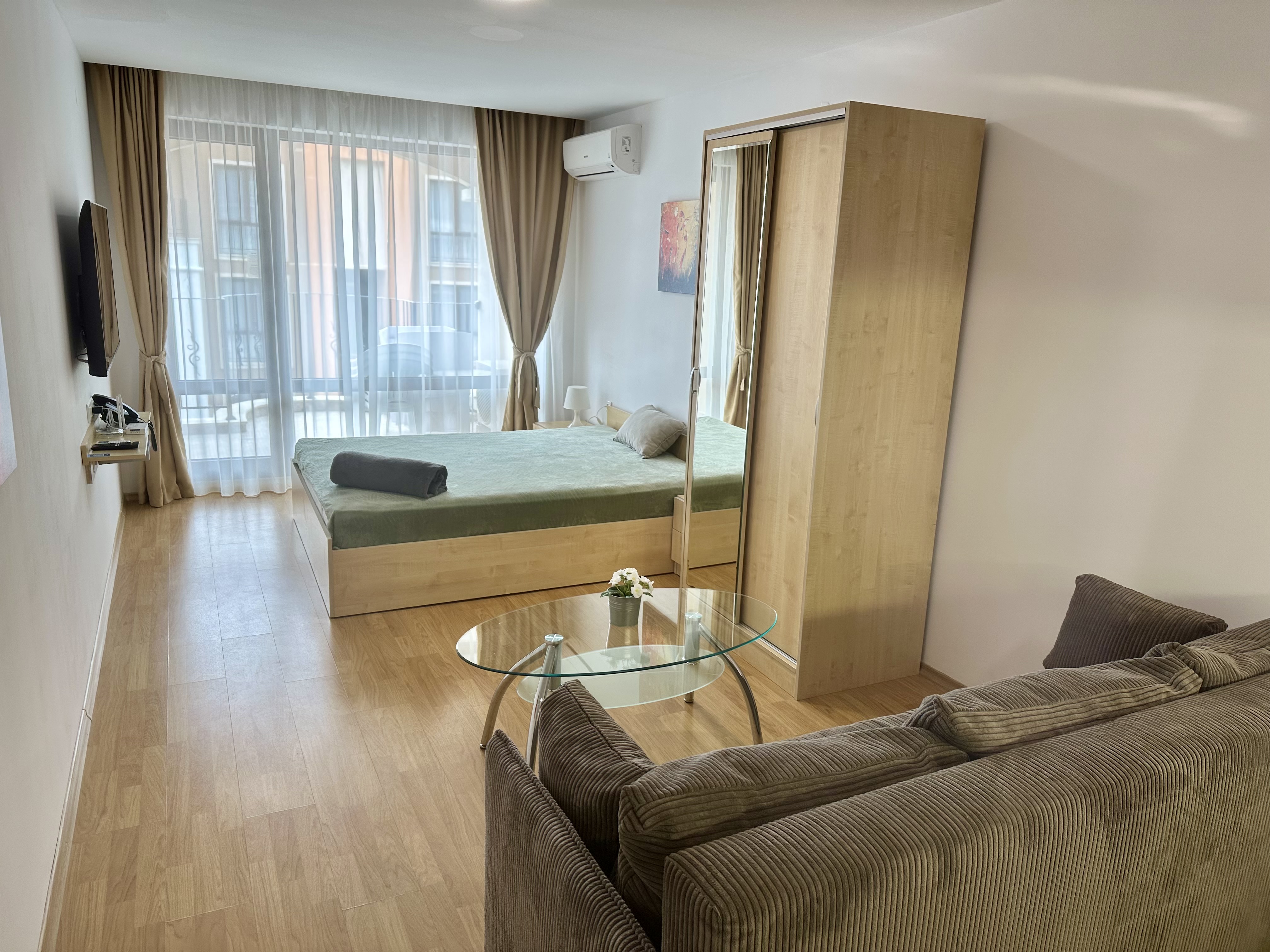 Apartmán D1/236 – spálňa s balkónom s výhľadom na more, BG Premier Fort Sveti Vlas