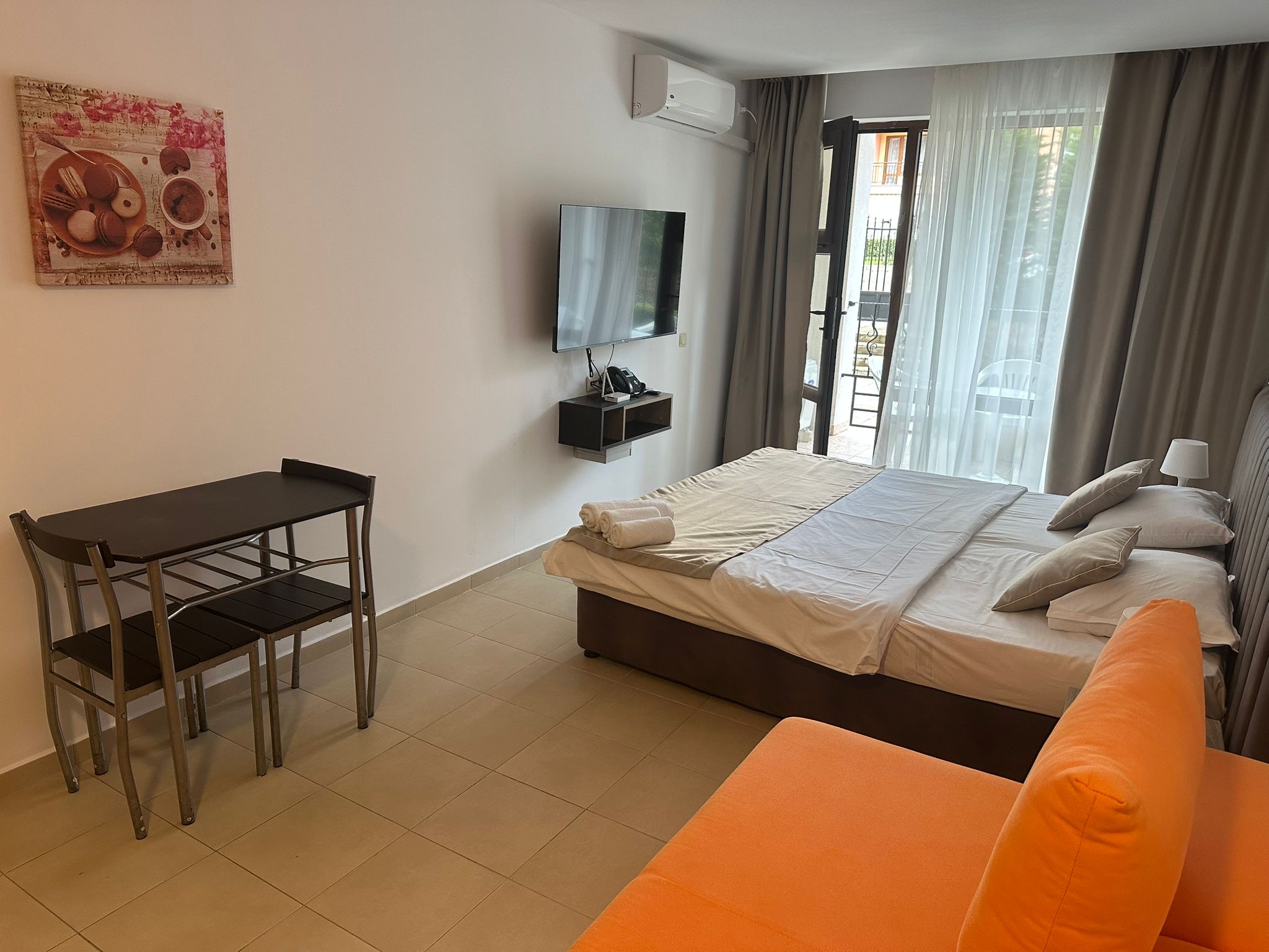 Apartmán D2/252 – štúdio s výhľadom do záhrady, prízemie BG Premier Fort Sveti Vlas